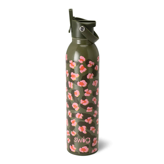 Flip Sip Water Bottle (26oz) - On the Prowl - Swig Life