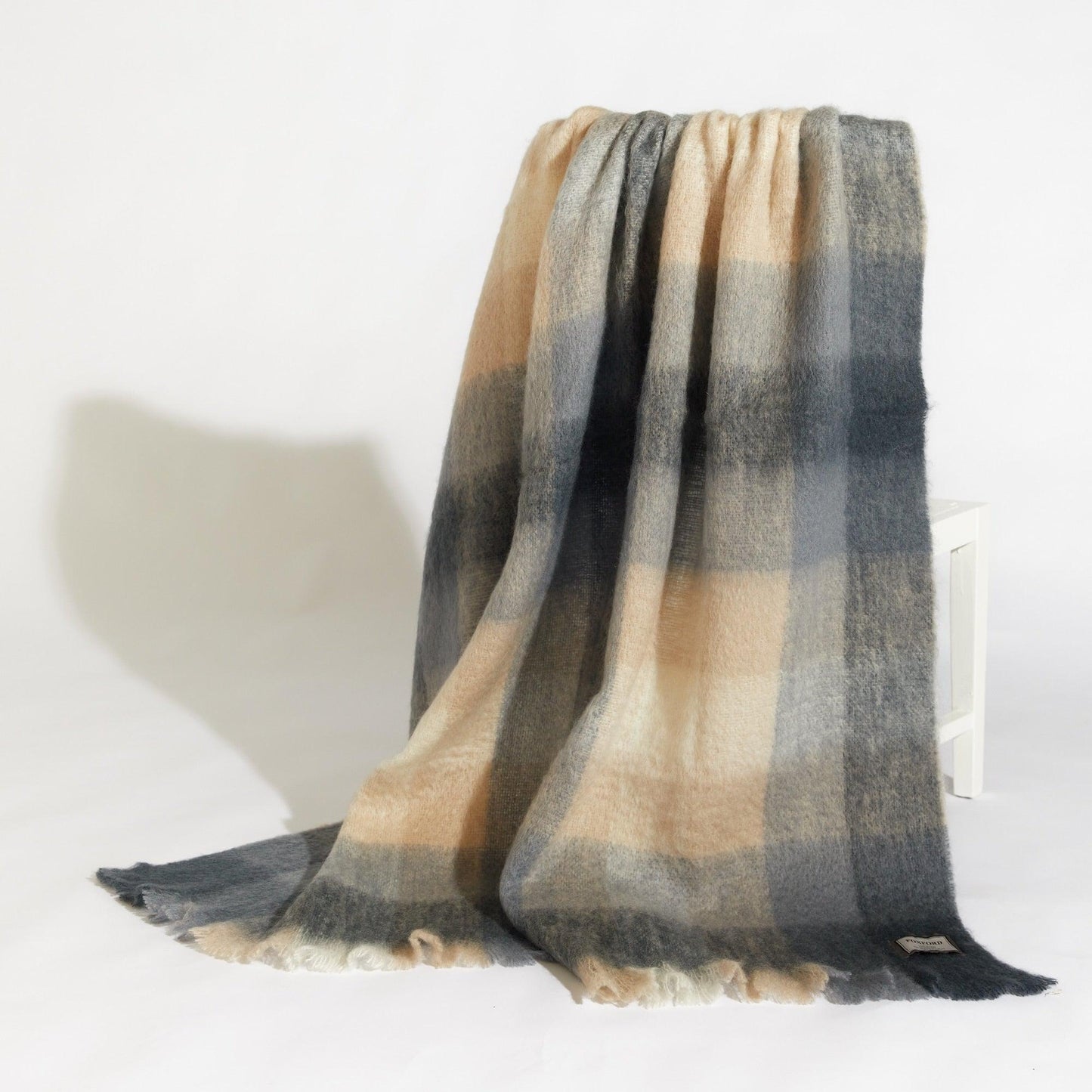 Foxford Classic Check Mohair Throw