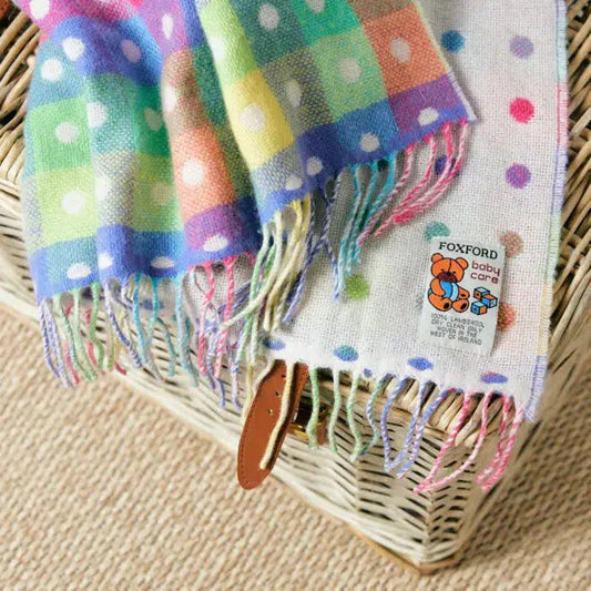 Foxford Rainbow Baby Blanket