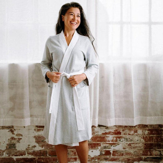 French Terry Cotton Robe