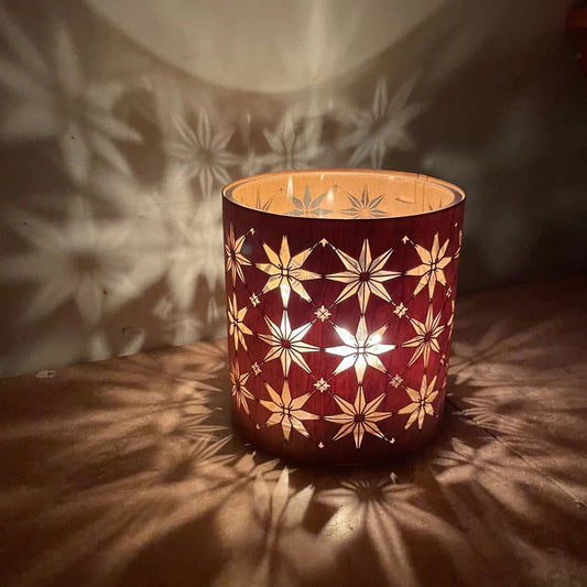 Geometric Star Walnut - Lantern Cozies