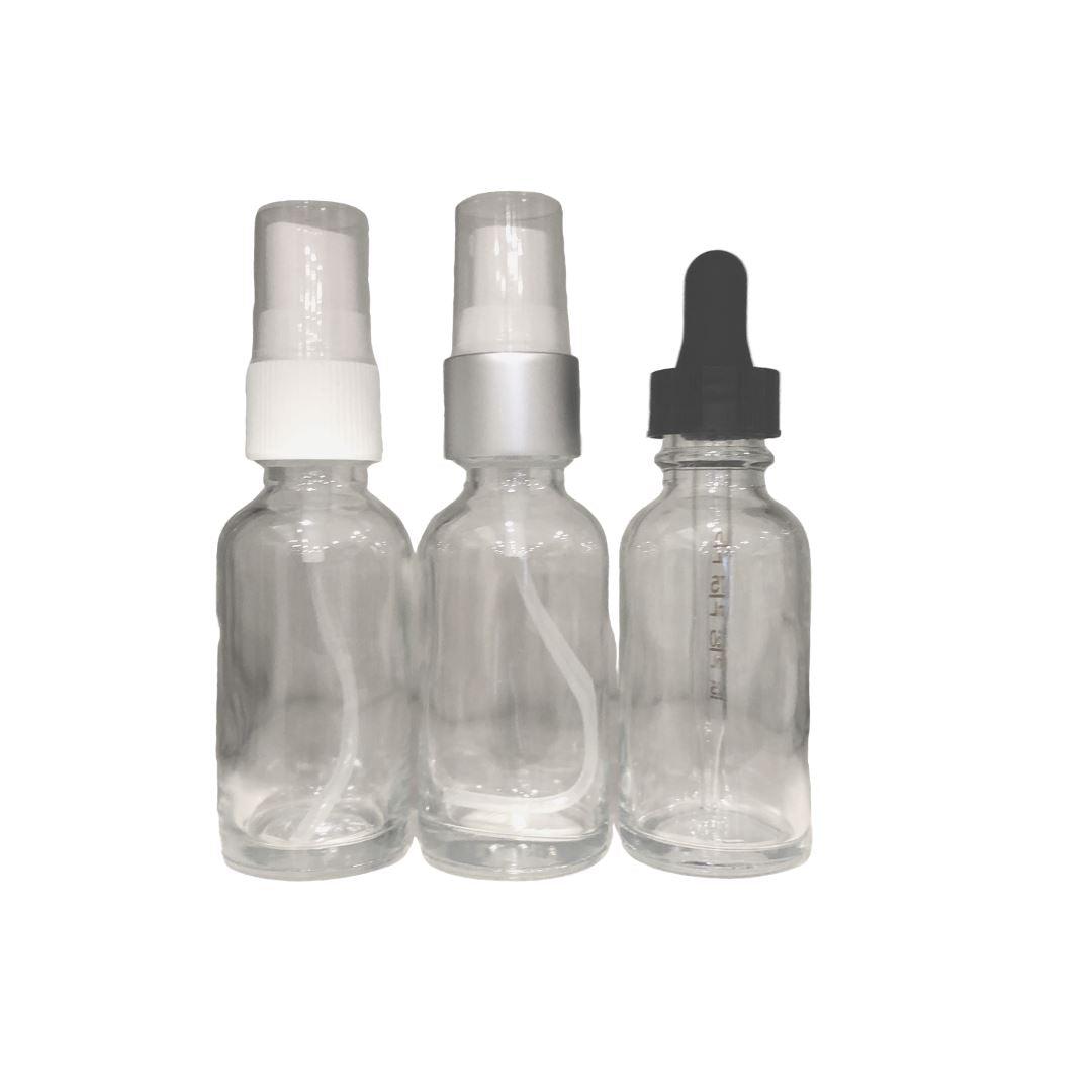 Glass Bottle 30 ml / 1 oz - CLEAR