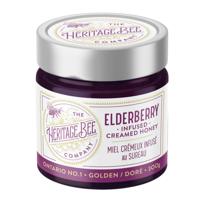 Elderberry Creamed Honey