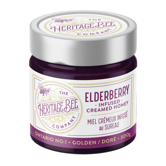 Elderberry Creamed Honey