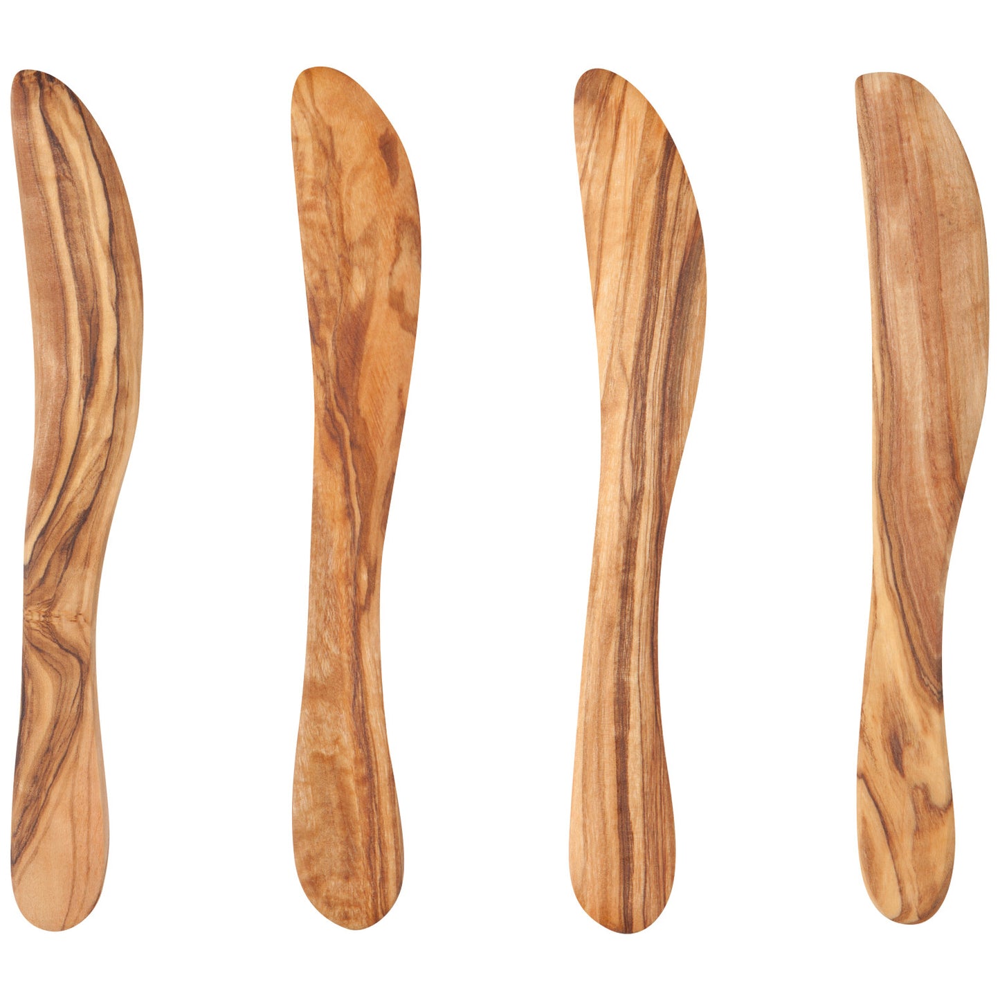 Olive Wood Spreaders - Set of 4