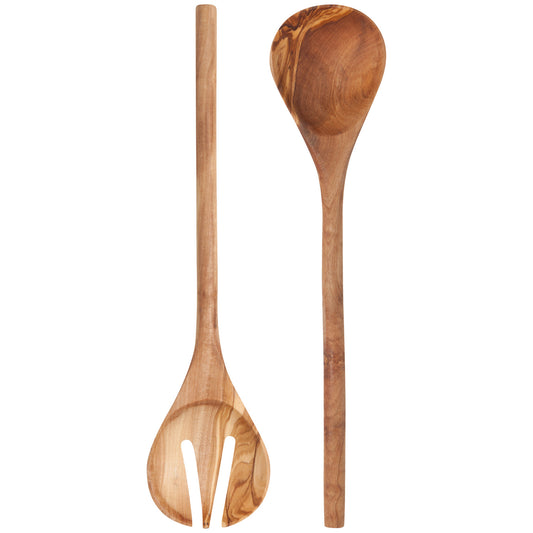 Salad Servers Olive Wood