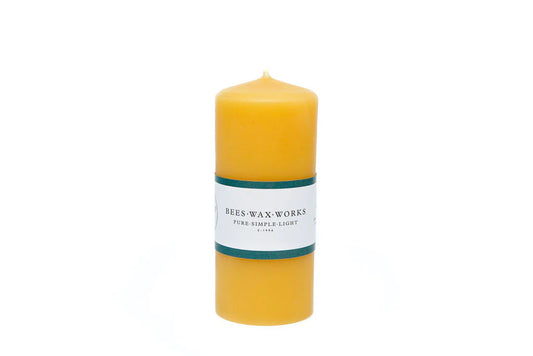 Beeswax Candle - Pillar 5in