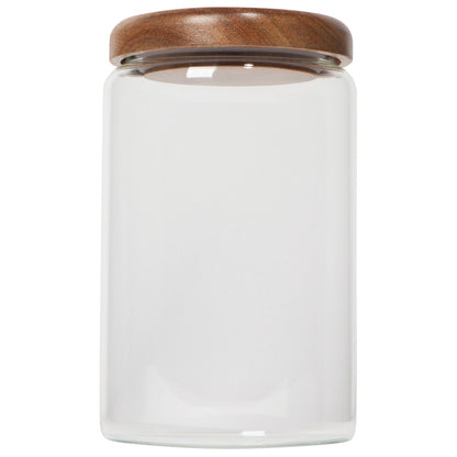 Glass Jar with Acacia wood lid - 3 Sizes