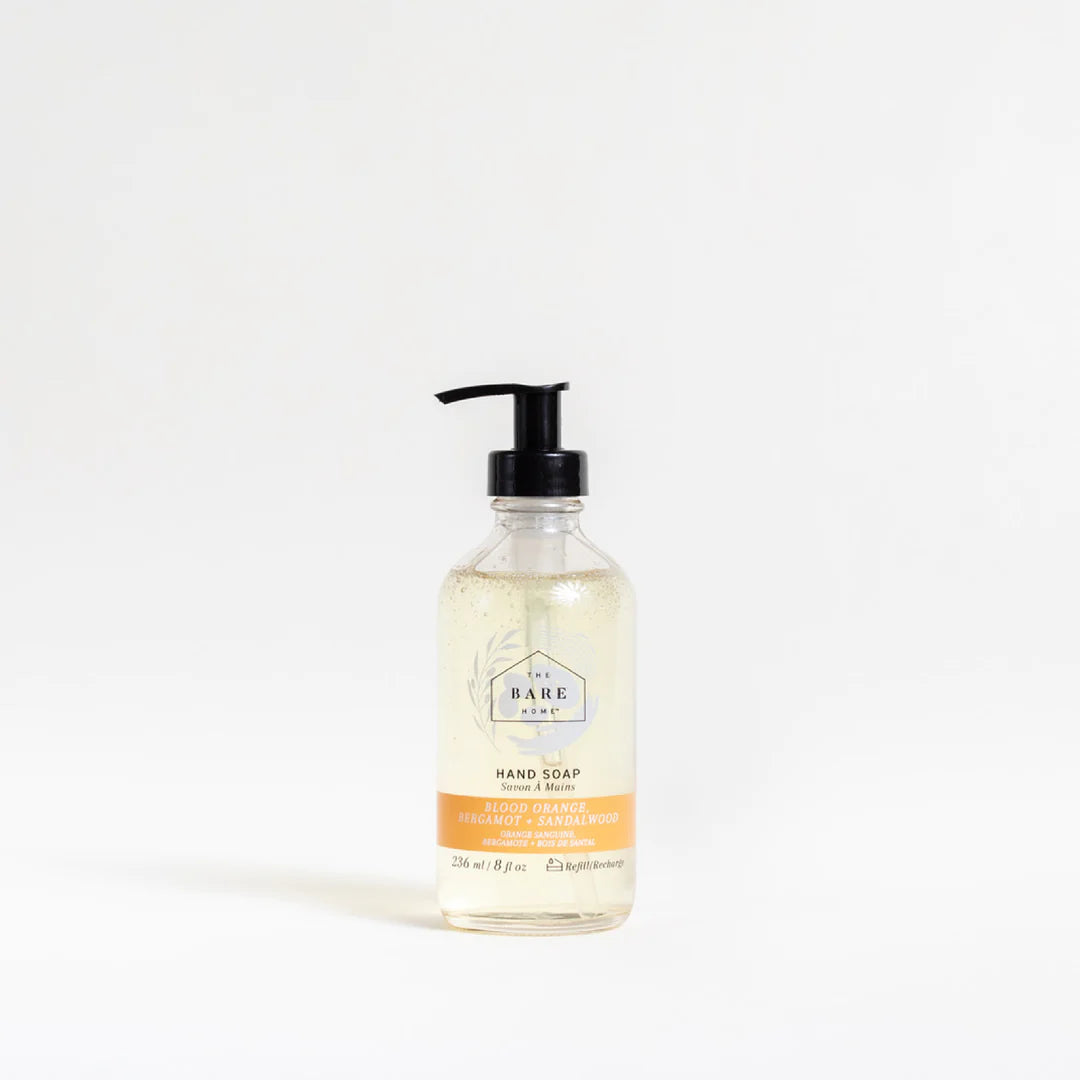 Hand Soap - Blood Orange, Bergamot & Sandalwood - The Bare Home