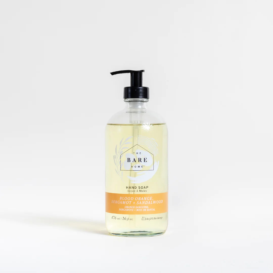 Hand Soap - Blood Orange, Bergamot & Sandalwood - The Bare Home