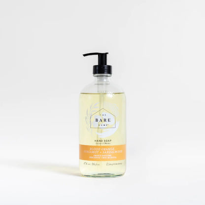 Hand Soap - Blood Orange, Bergamot & Sandalwood - The Bare Home