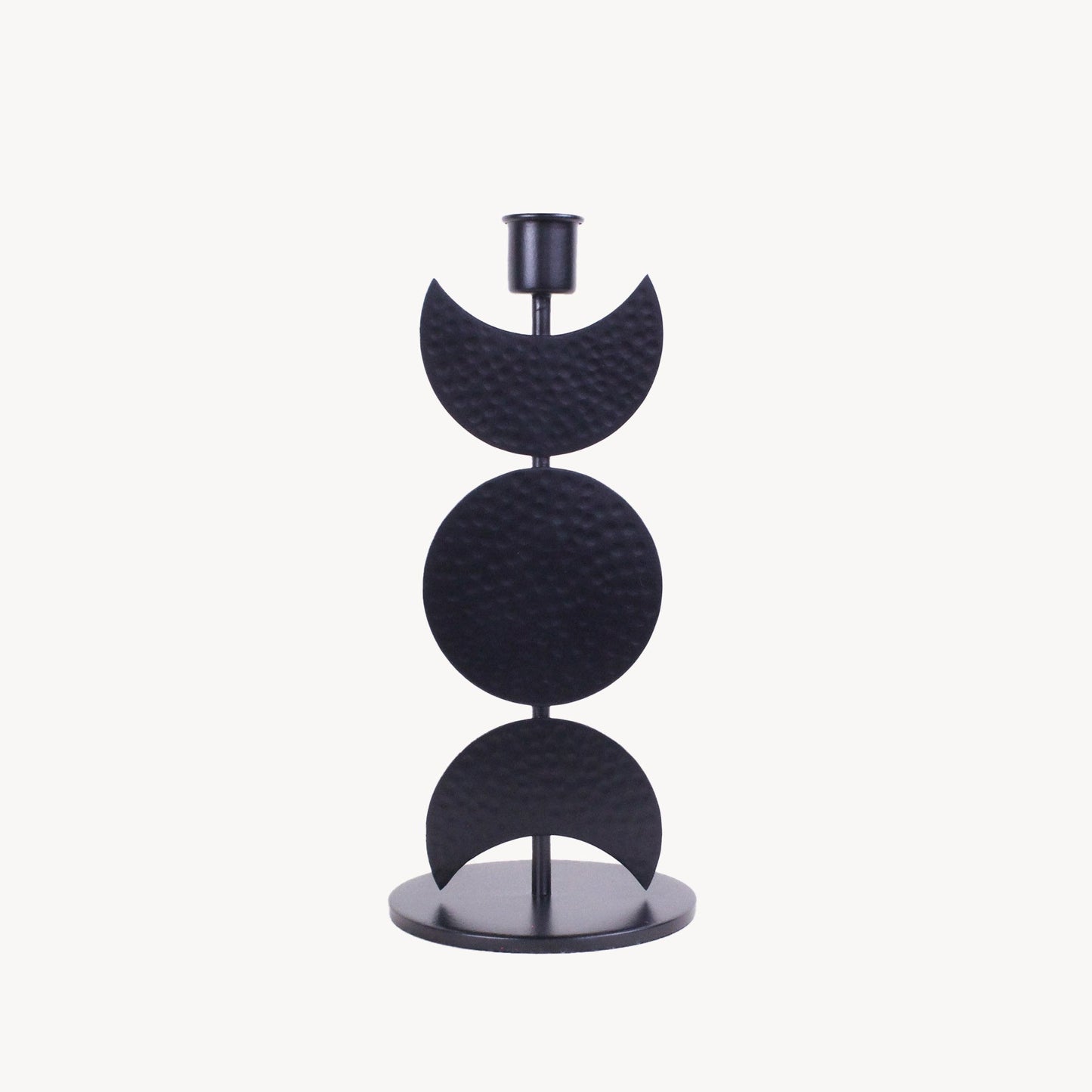 Iron Candle Holder - Prophet - Black