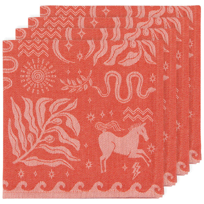 Jacquard Napkins Set of 4