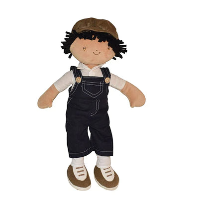 Joe - Boy Doll in Blue Dungarees - Tikiri Toys