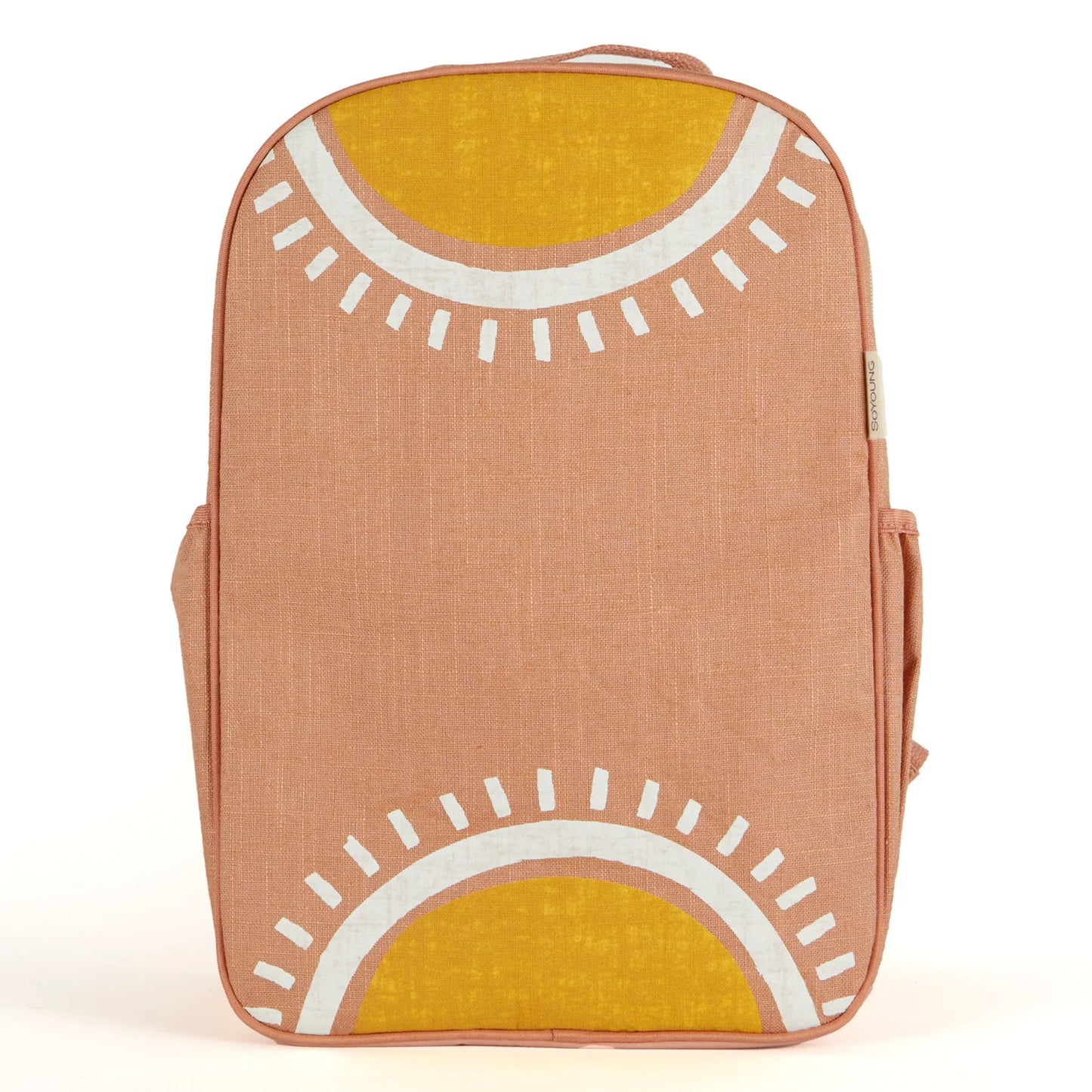 Kids Linen Backpack Sunrise Muted Clay by SoYoung