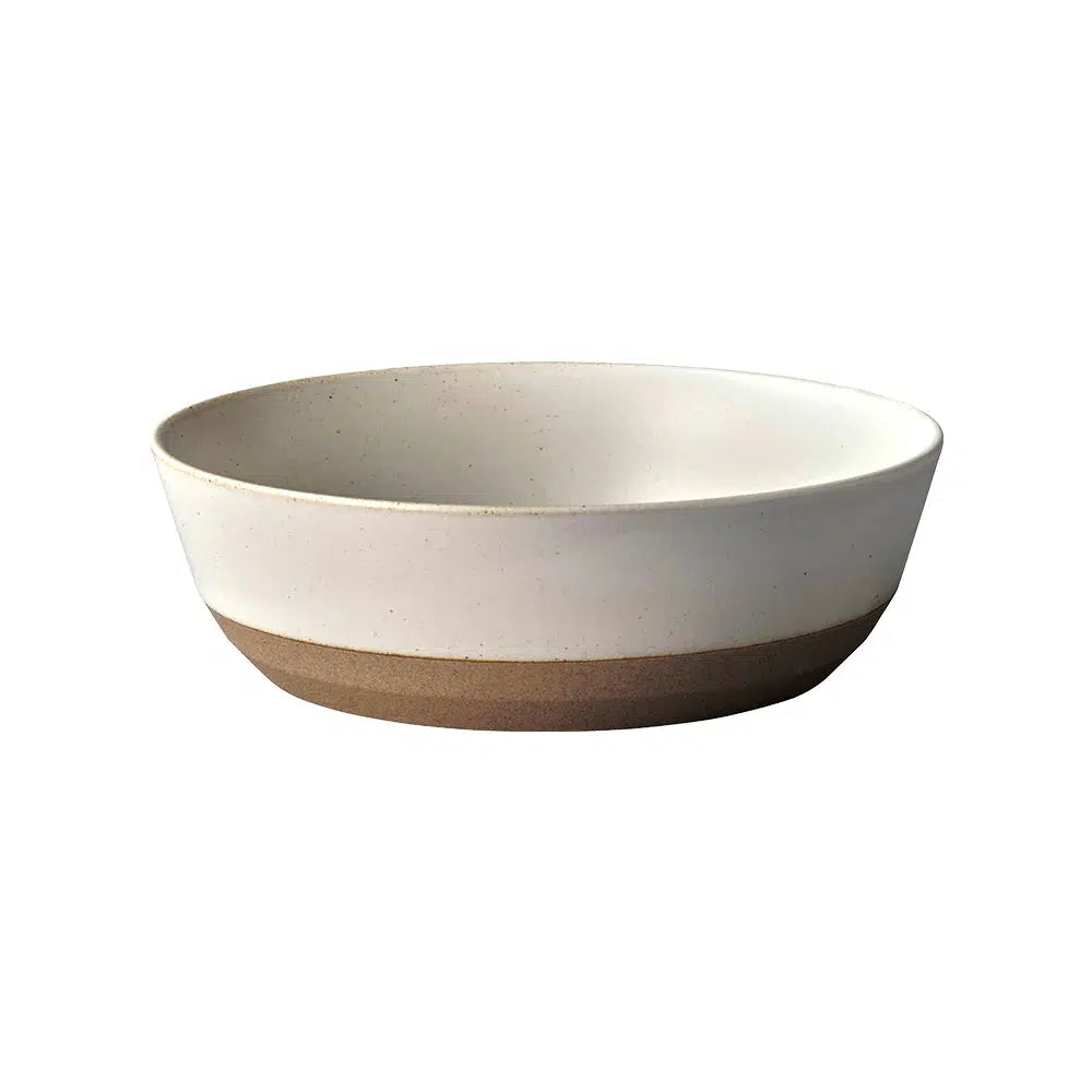 Kinto Ceramic Lab Bowl - WHITE 220mm