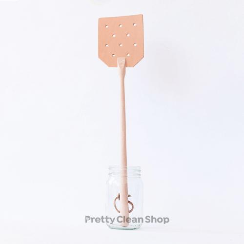 Leather Fly Swatter by Redecker