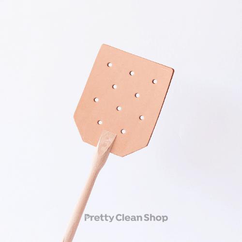 Leather Fly Swatter by Redecker