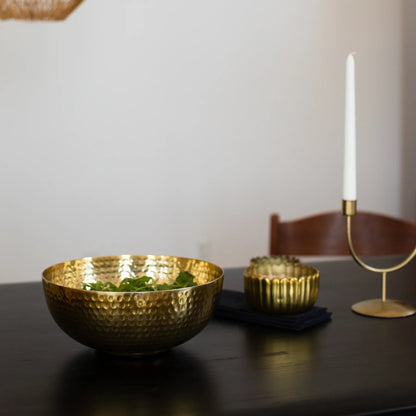 Lotus Bowl - Set of 3 - Gold