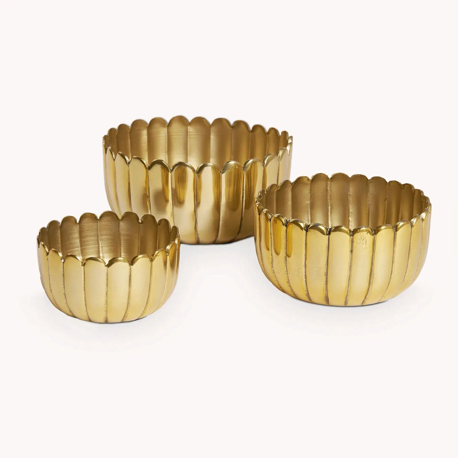 Lotus Bowl - Set of 3 - Gold