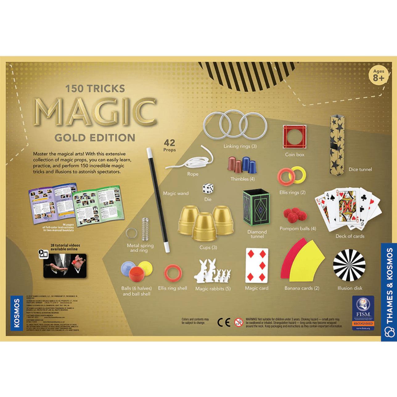 Magic Tricks Set: Gold Edition