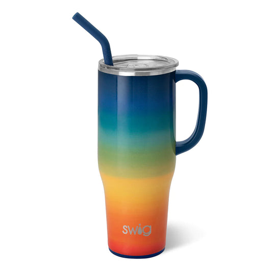 Mega Mug (40oz) - Retro Rainbow - Swig Life