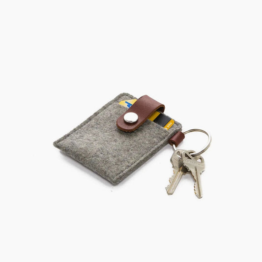 Merino Wool Felt Key Card Case