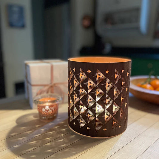 Modern Star Walnut - Lantern Cozies