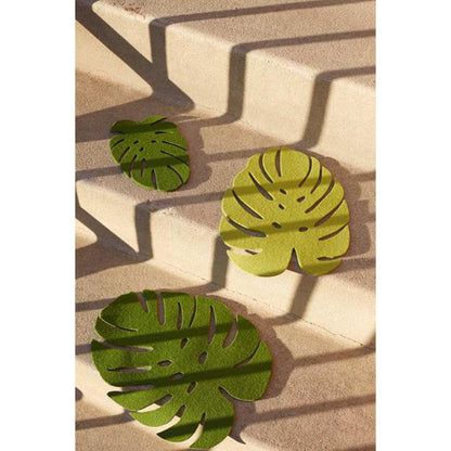 Monstera Leaf Trivet Pistachio Medium - Graf Lantz