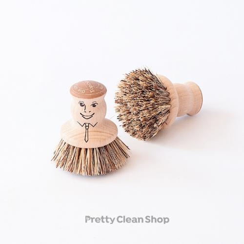 Mr. Happy Pot Brush by Redecker