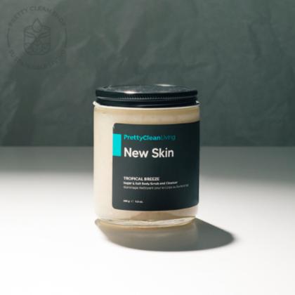 NEW SKIN Sugar & Salt Body Scrub and Cleanser