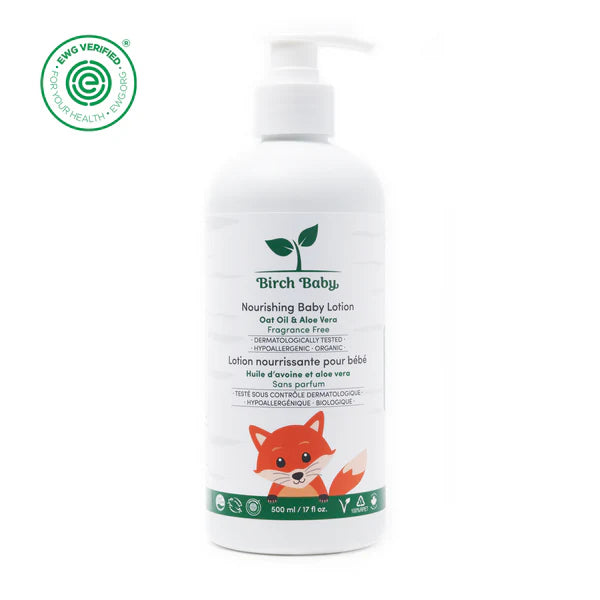 Nourishing Baby Lotion with Oat Oil and Aloe Vera by Birch Babe Naturals