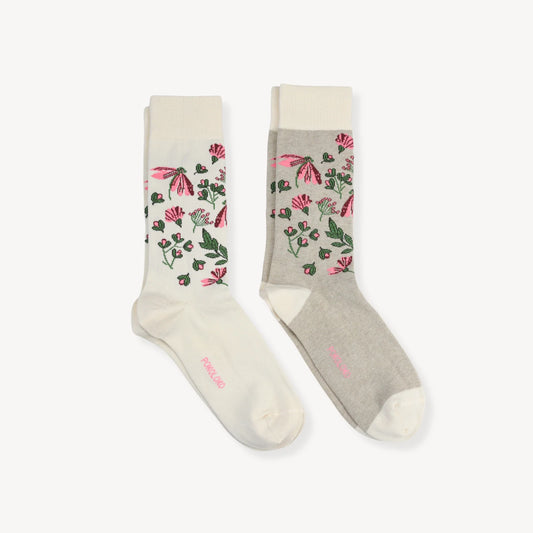 Wildflower Pima Socks - Pack of 2