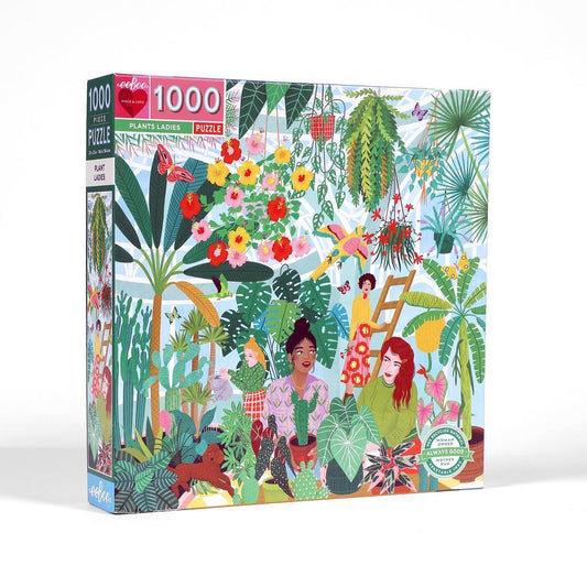 Plant Ladies 1000 Piece Square Puzzle by eeBoo