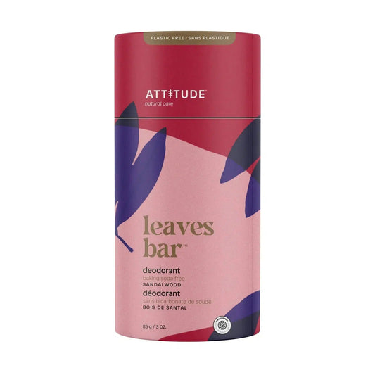 Plastic Free Natural Deodorant - SANDALWOOD - by Attitude