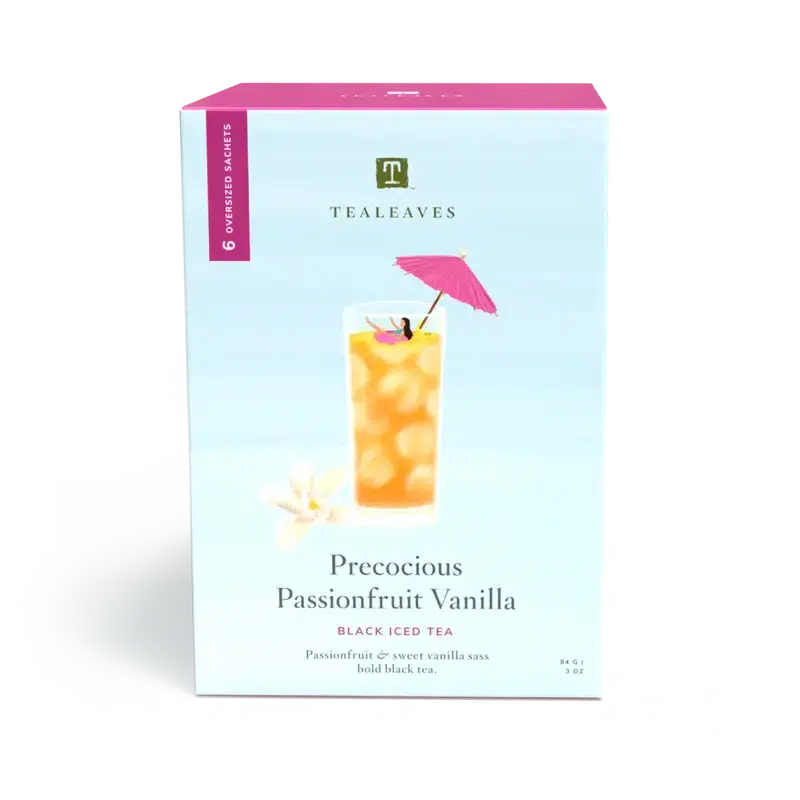 Precocious Passionfruit Vanilla - Black Iced Tea Sachets - by TEALEAVES