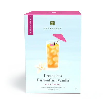 Precocious Passionfruit Vanilla - Black Iced Tea Sachets - by TEALEAVES