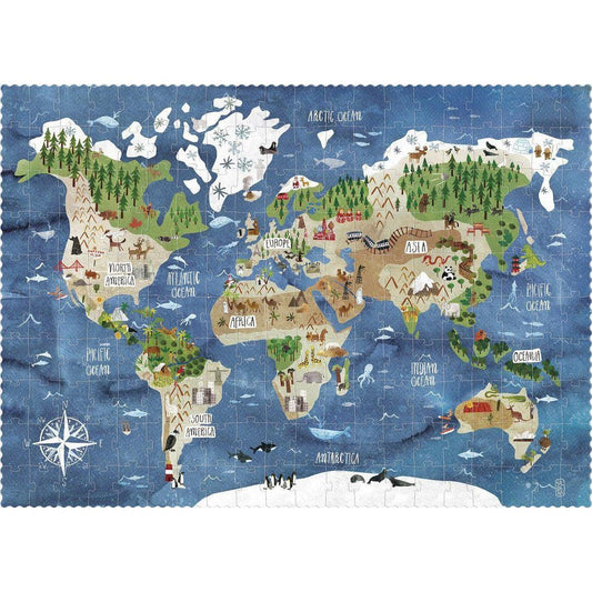 Puzzle & Observation Cards Discover the World 200pc by LONDJI