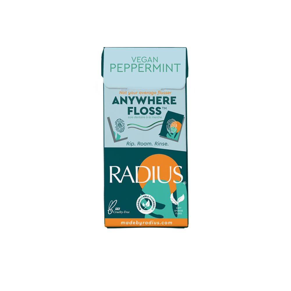 RADIUS Vegan Peppermint Anywhere Floss