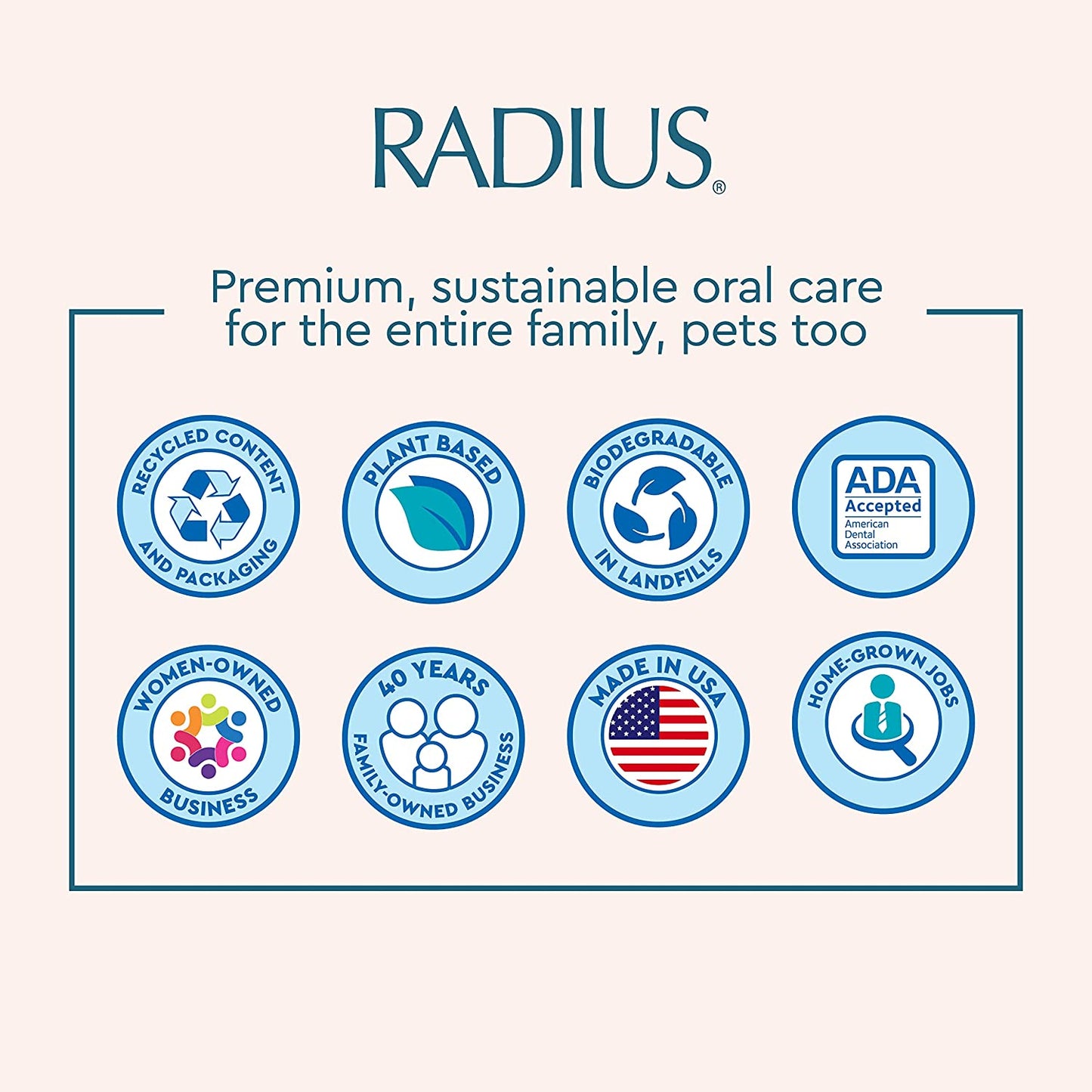 RADIUS Vegan Peppermint Anywhere Floss