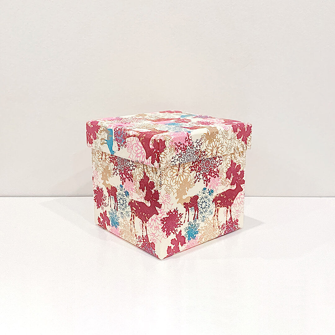 REINDEER Handmade Gift Boxes Recycled Cotton Paper by PaperSpree