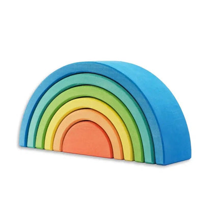 Rainbow Nesting Arch Blue (6pc) by OCAMORA