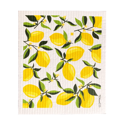 Reusable Swedish Sponge Cloth - Fruits & Veggies - by Ten & Co