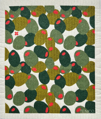 Reusable Swedish Sponge Cloth - Fruits & Veggies - by Ten & Co