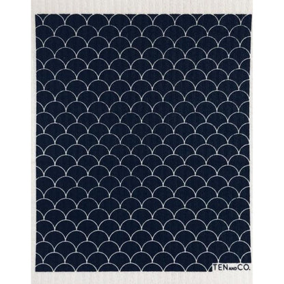 Reusable Swedish Sponge Cloth - Geometric - by Ten & Co