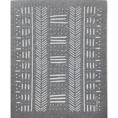 Reusable Swedish Sponge Cloth - Geometric - by Ten & Co