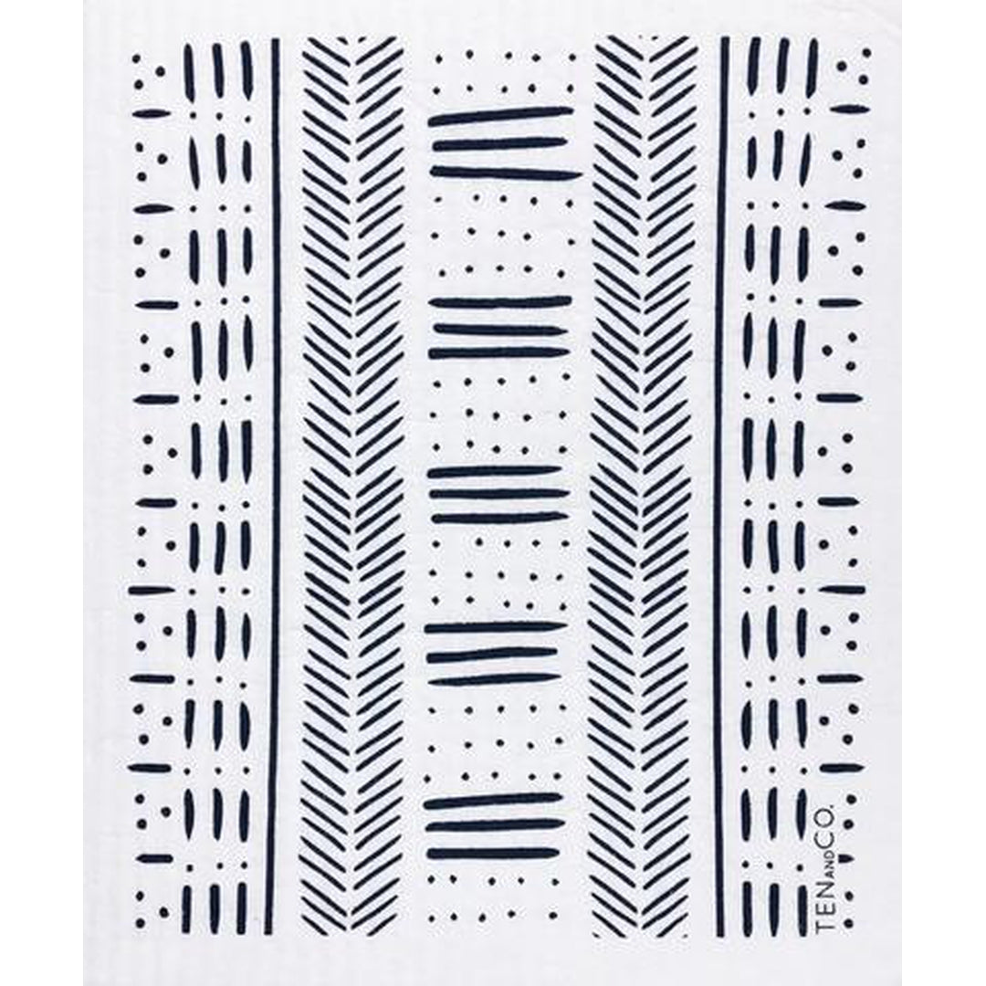 Reusable Swedish Sponge Cloth - Geometric - by Ten & Co