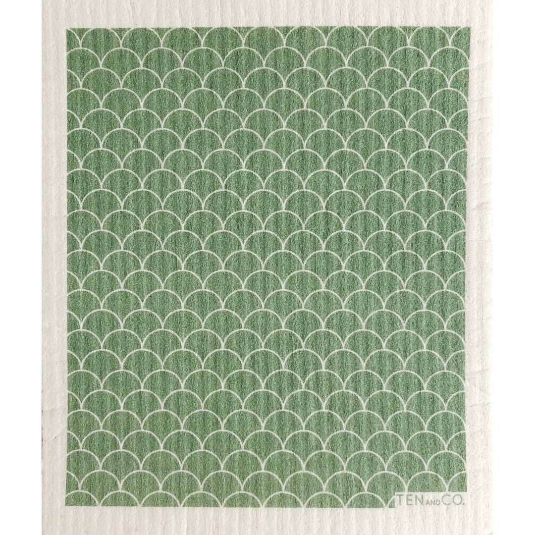 Reusable Swedish Sponge Cloth - Geometric - by Ten & Co