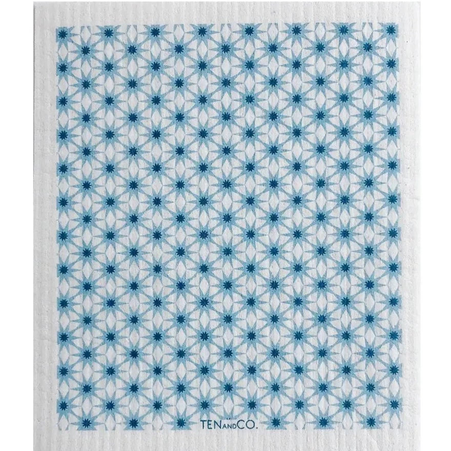 Reusable Swedish Sponge Cloth - Geometric - by Ten & Co