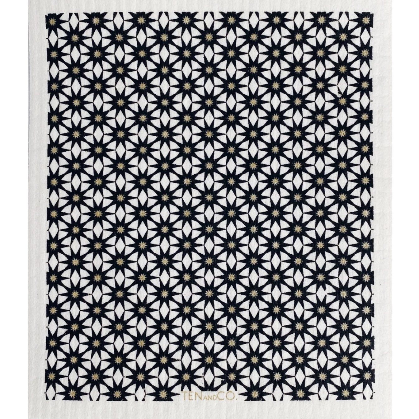 Reusable Swedish Sponge Cloth - Geometric - by Ten & Co